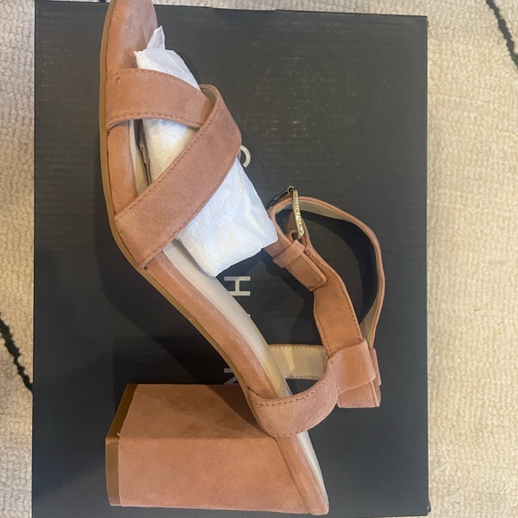 Summer block sandal Kadi Sandal Mocha Mousse, perfect party sandal NIB! - Picture 5 of 6